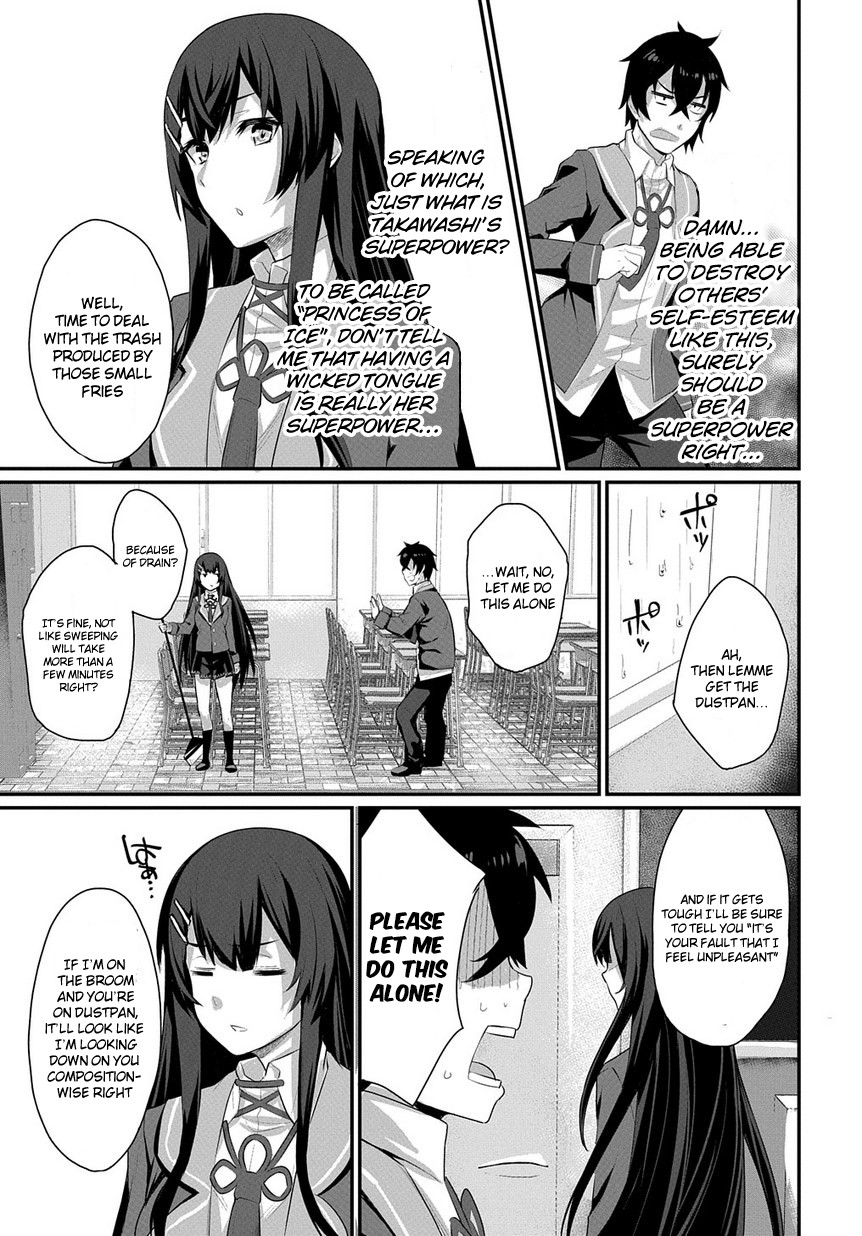 Butsuri-teki ni Koritsu Shiteiru Ore no Koukou Seikatsu @comic Chapter 1.2 page 9 - Chapter 1.2