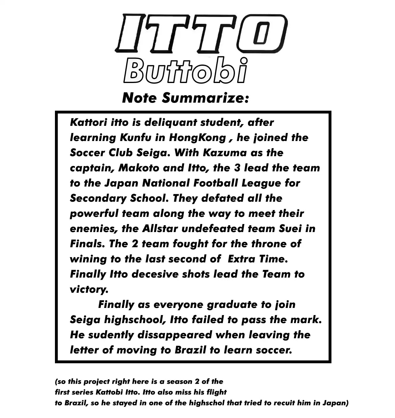 Buttobi Itto Chapter 1 page 2 - Chapter 1: Rookie Appeared
