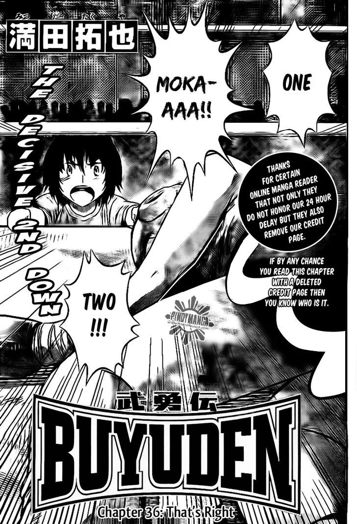 Buyuden Chapter 36 page 2 - Chapter 36 : That's Right