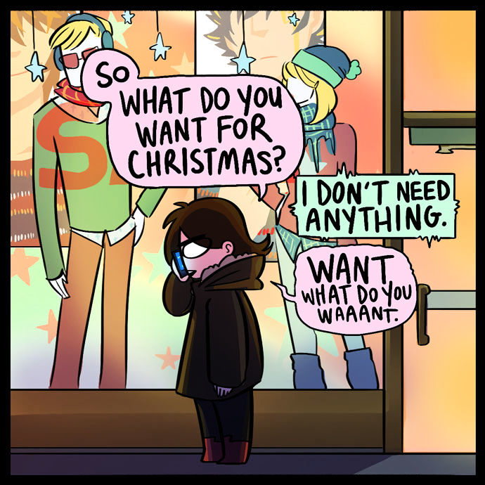BuzzFeed Comics Chapter 32 page 5 - Chapter 32 : Granola Sometimes - Holiday Shopping