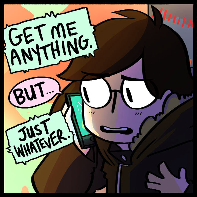 BuzzFeed Comics Chapter 32 page 6 - Chapter 32 : Granola Sometimes - Holiday Shopping