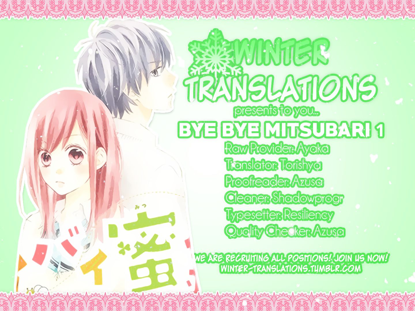 Bye-Bye Mitsubari Chapter 1 page 1 - Chapter 1