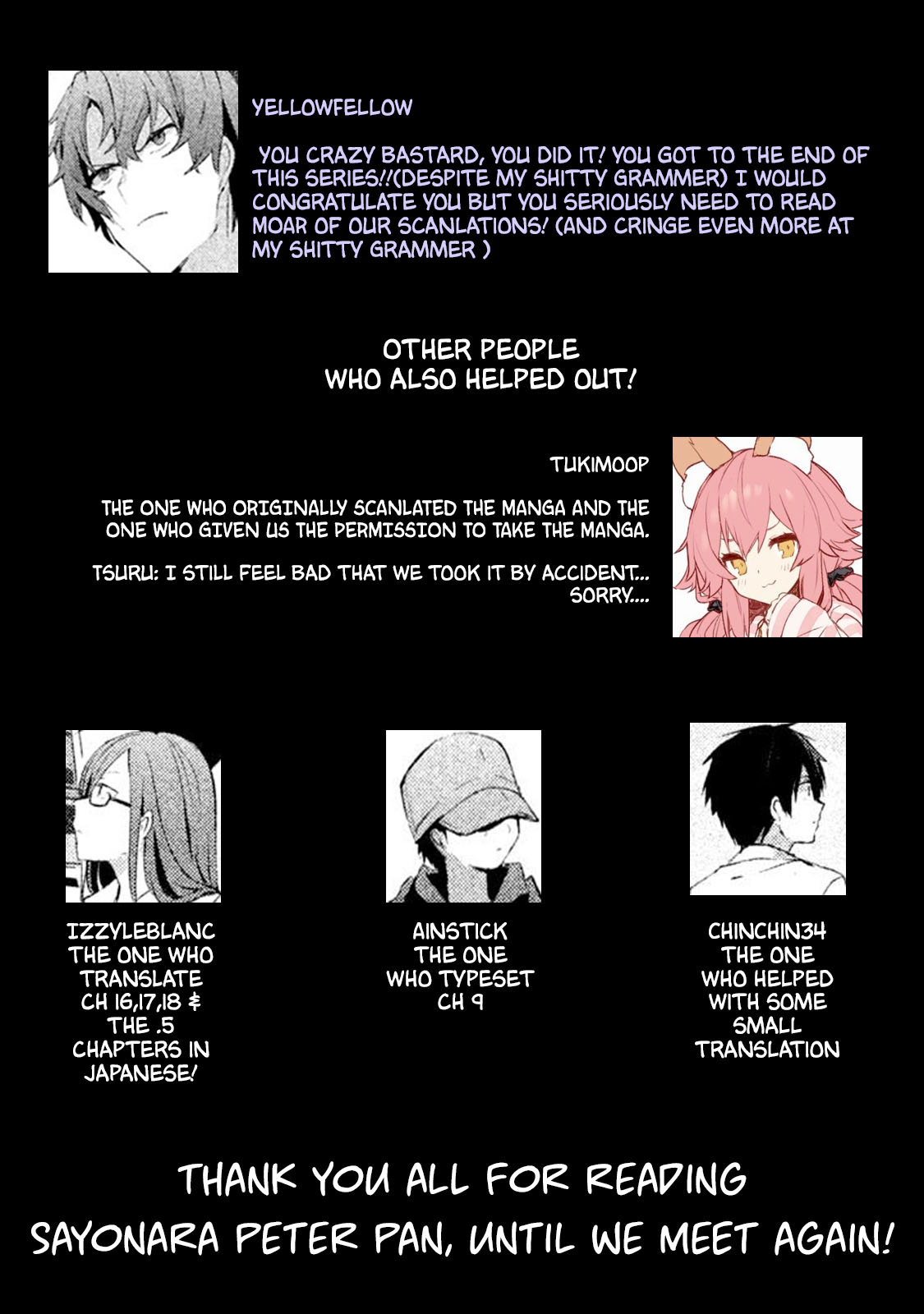 Bye-bye, Peter Pan Chapter 18 page 40 - Chapter 18: Farewell, Peter Pan [END]