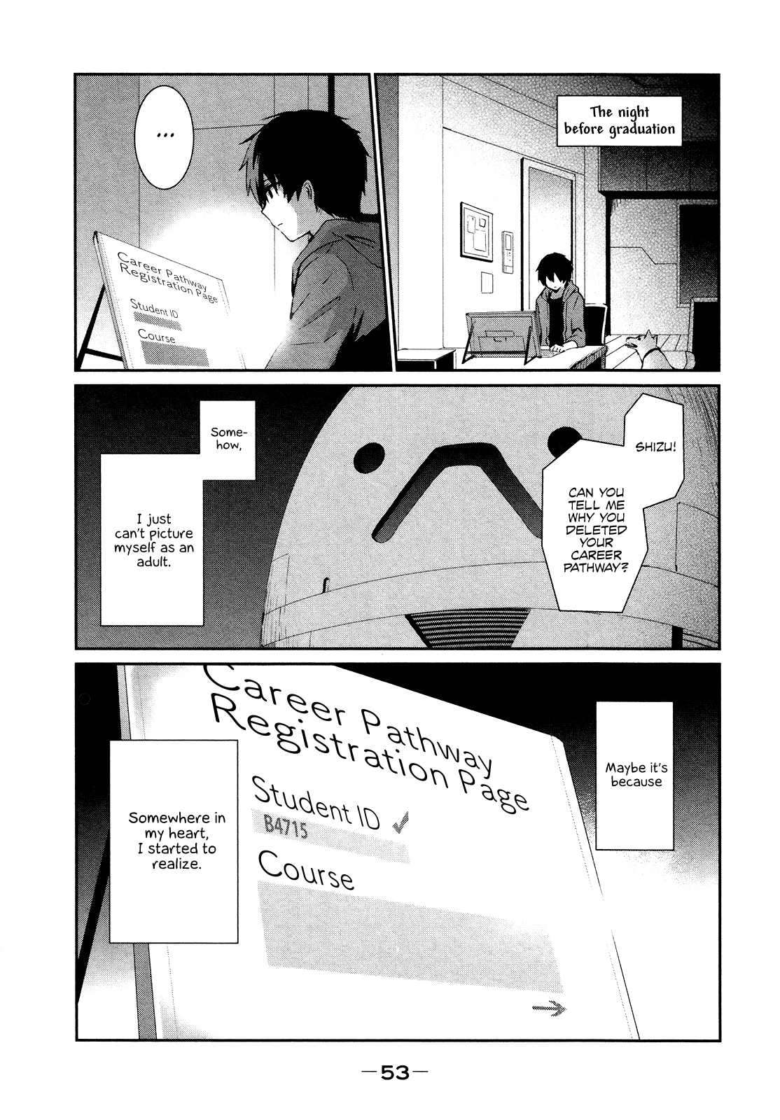 Bye-bye, Peter Pan Chapter 2 page 1 - Chapter 2: Adult Society