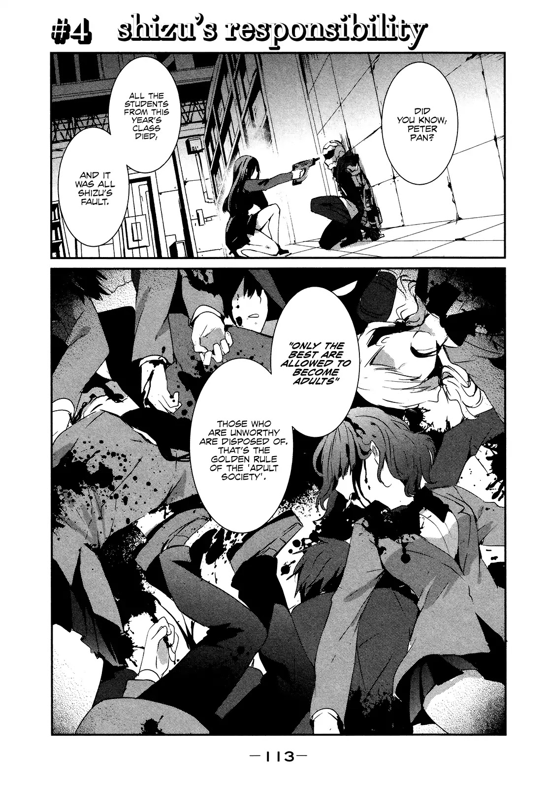 Bye-bye, Peter Pan Chapter 4 page 1 - Chapter 4: Shizu's Responsibility