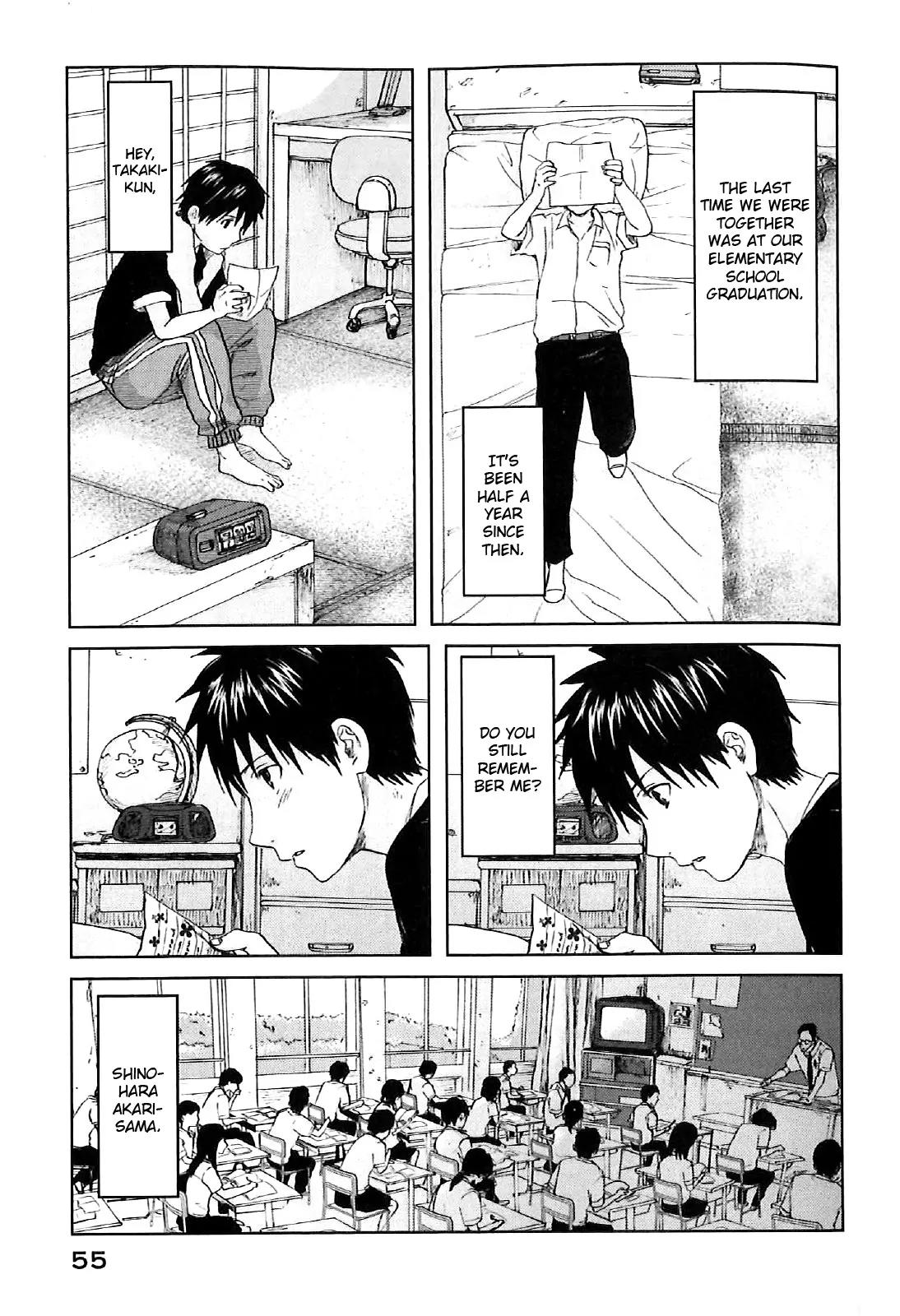 Byousoku 5 Centimeter Chapter 1 page 58 - Chapter 1: Sakura