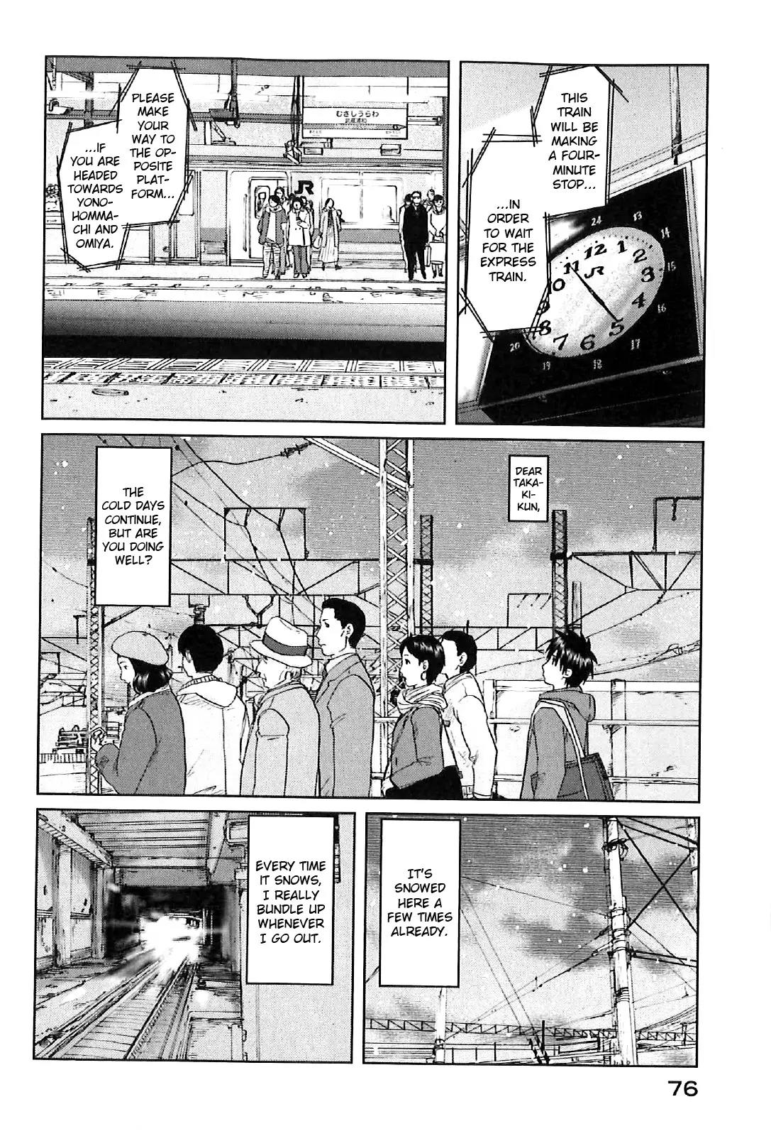 Byousoku 5 Centimeter Chapter 2 page 10 - Chapter 2: Uneasiness