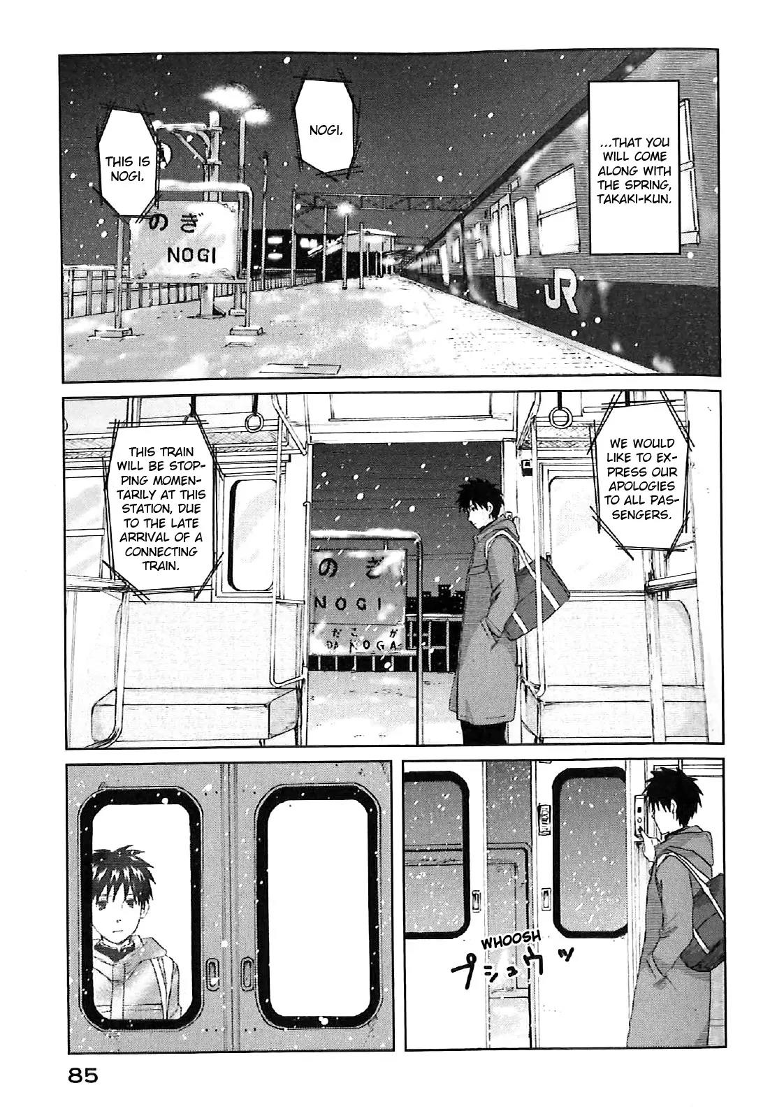 Byousoku 5 Centimeter Chapter 2 page 19 - Chapter 2: Uneasiness