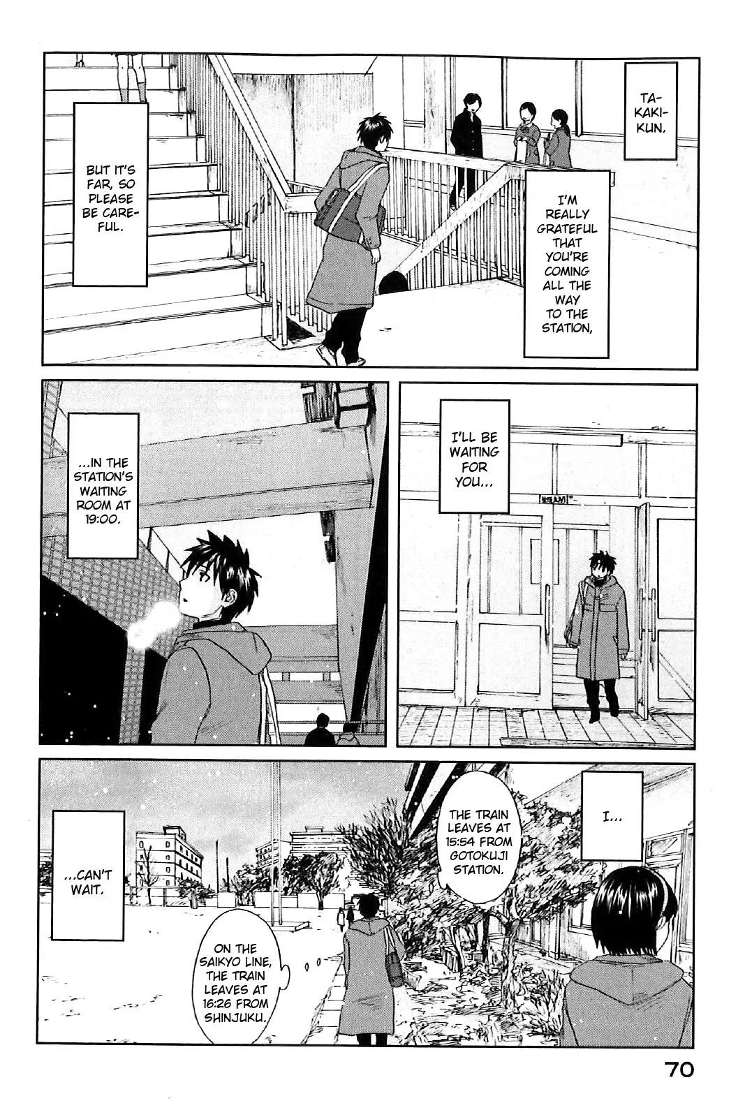 Byousoku 5 Centimeter Chapter 2 page 4 - Chapter 2: Uneasiness