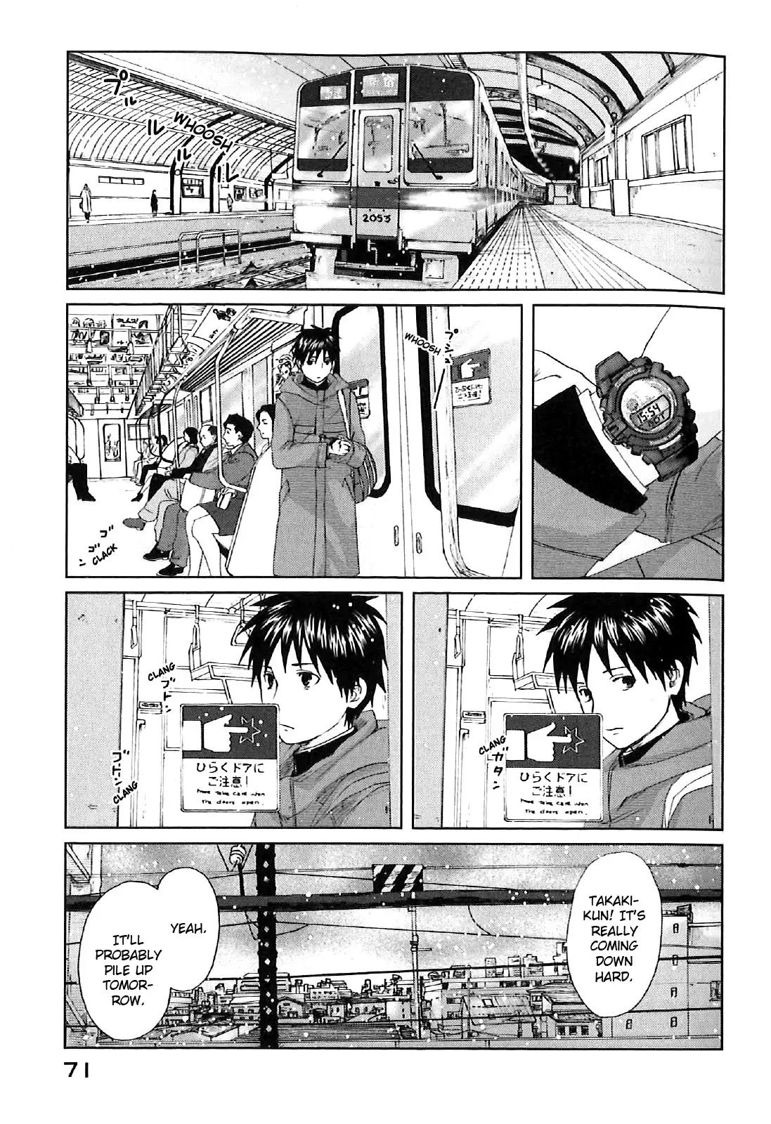Byousoku 5 Centimeter Chapter 2 page 5 - Chapter 2: Uneasiness