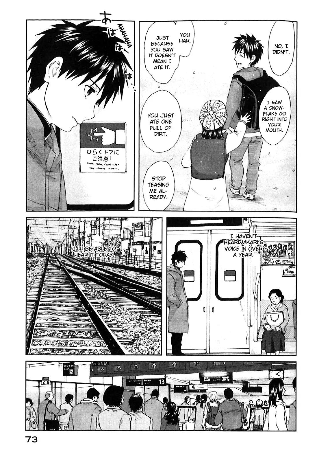 Byousoku 5 Centimeter Chapter 2 page 7 - Chapter 2: Uneasiness