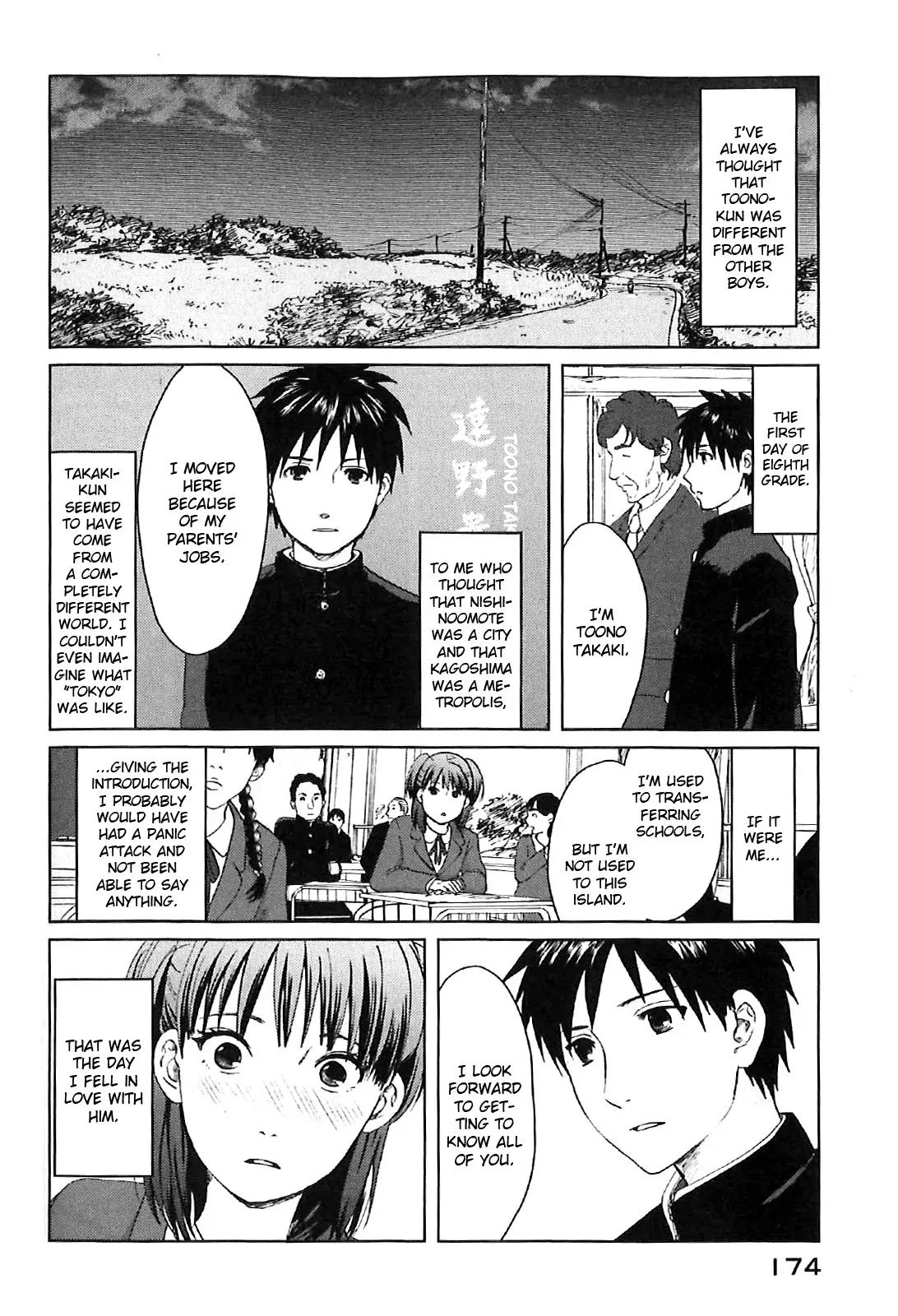 Byousoku 5 Centimeter Chapter 4 page 14 - Chapter 4: Kanae's Feelings