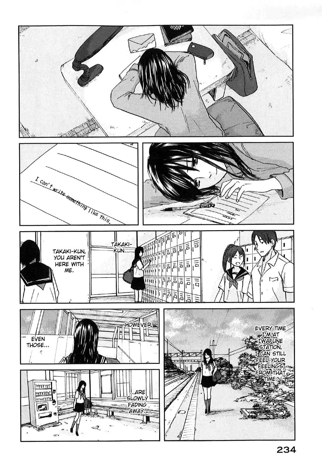 Byousoku 5 Centimeter Chapter 5 page 36 - Chapter 5: Cosmonaut