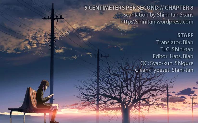 Byousoku 5 Centimeter Chapter 8 page 39 - Chapter 8: End Theme 2