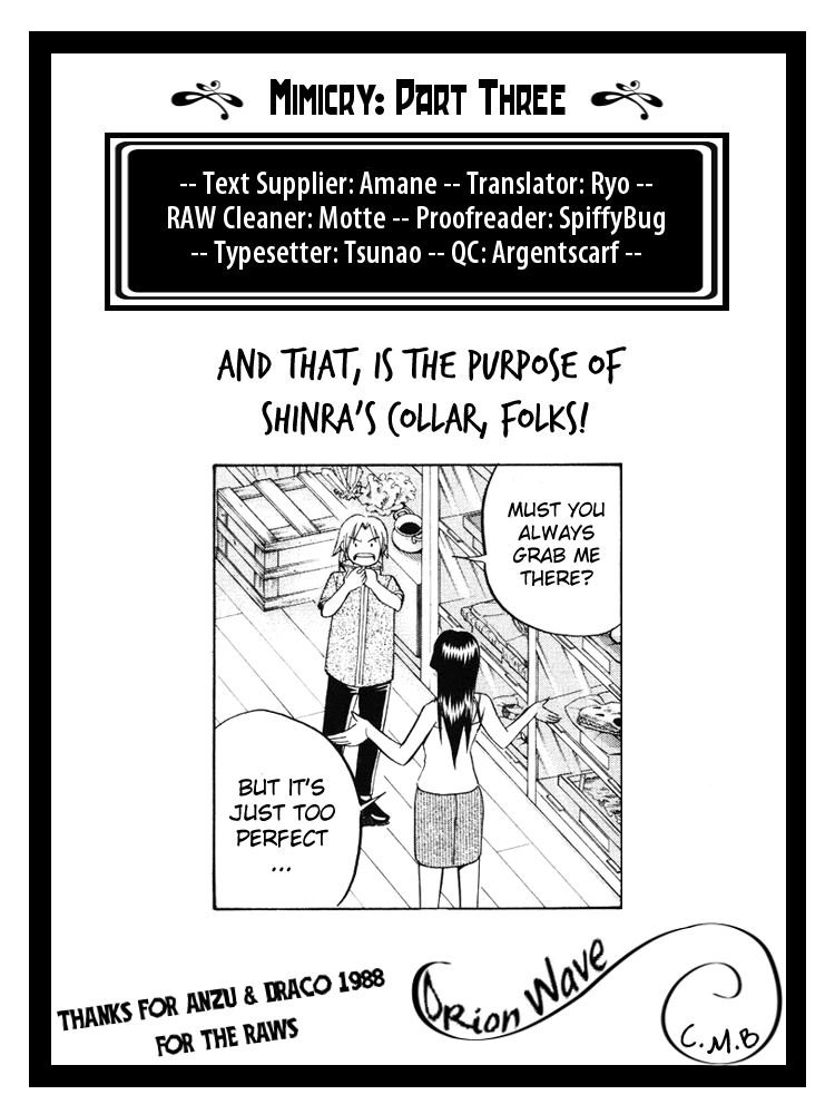 C.M.B. Chapter 1.3 page 29 - Chapter 1.3: Mimicry (Part 3)