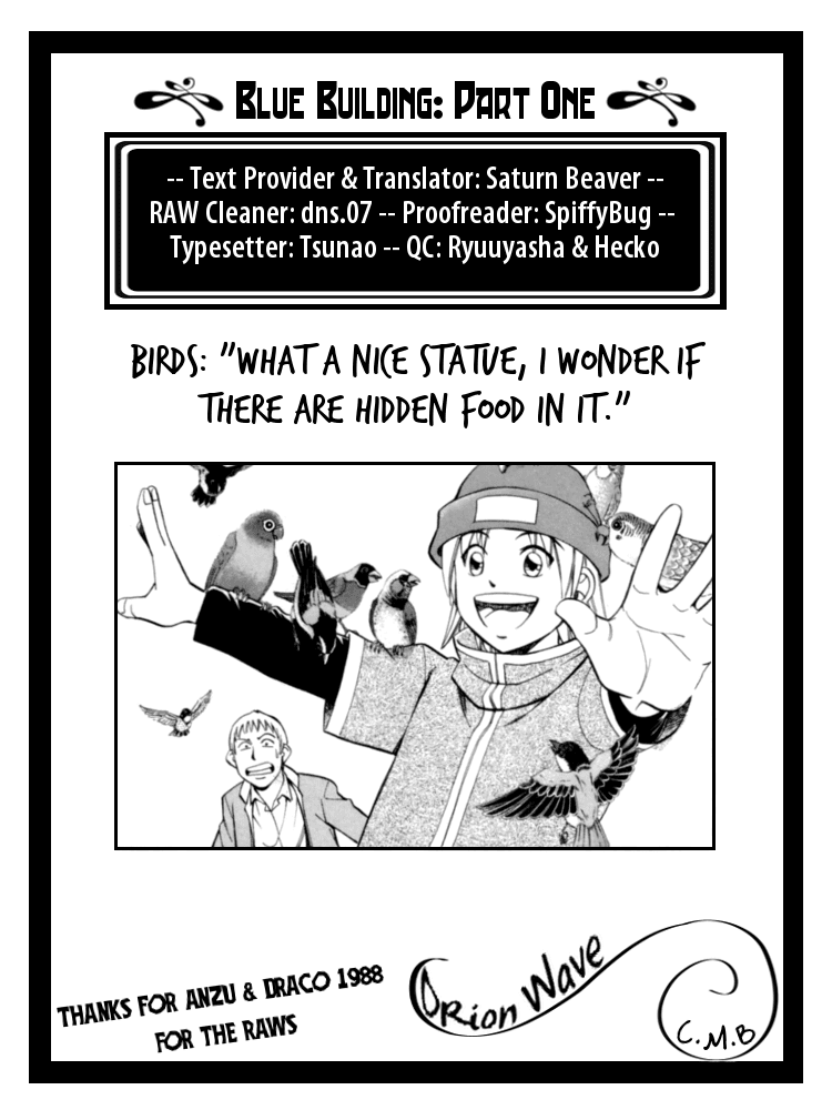 C.M.B. Chapter 3.1 page 39 - Chapter 3.1: Blue Building (Part 1)