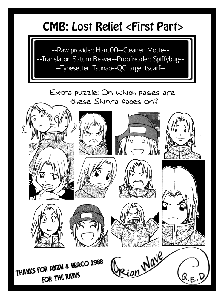 C.M.B. Chapter 5.1 page 56 - Chapter 5.1: Lost Relief (Part 1)