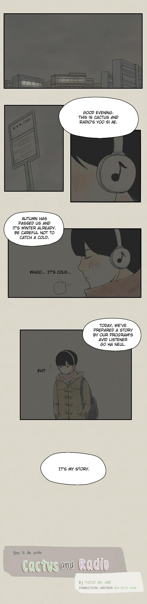 Cactus and Radio Chapter 27.2 page 1 - Chapter 27 v2 : Today, the Sky is... Coming to Seoul [1]