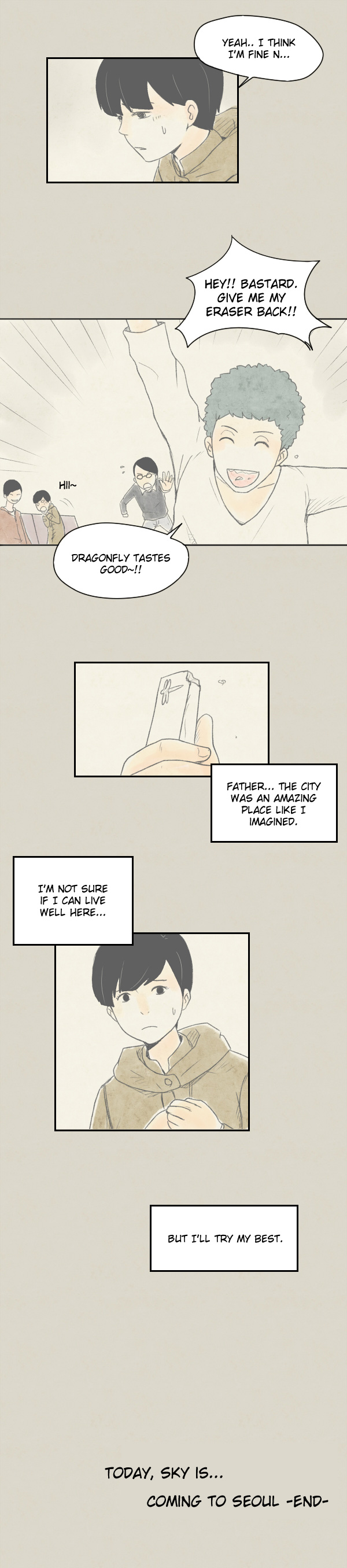 Cactus and Radio Chapter 29.2 page 9 - Chapter 29 v2 : Today, the Sky is... Coming to Seoul [3]