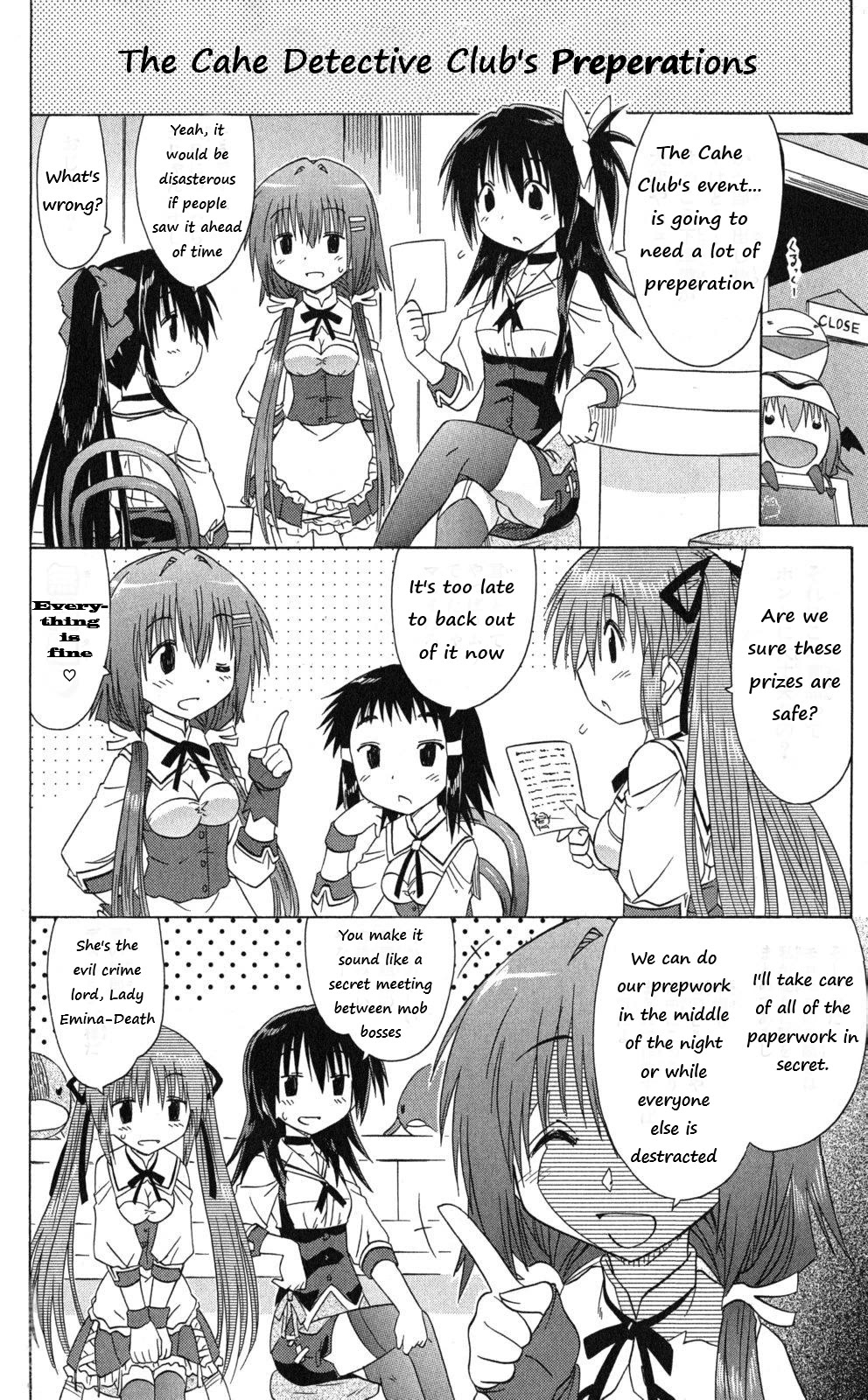 Cafe Detective Club Chapter 40 page 14 - Chapter 40: Preparing for the School Festival