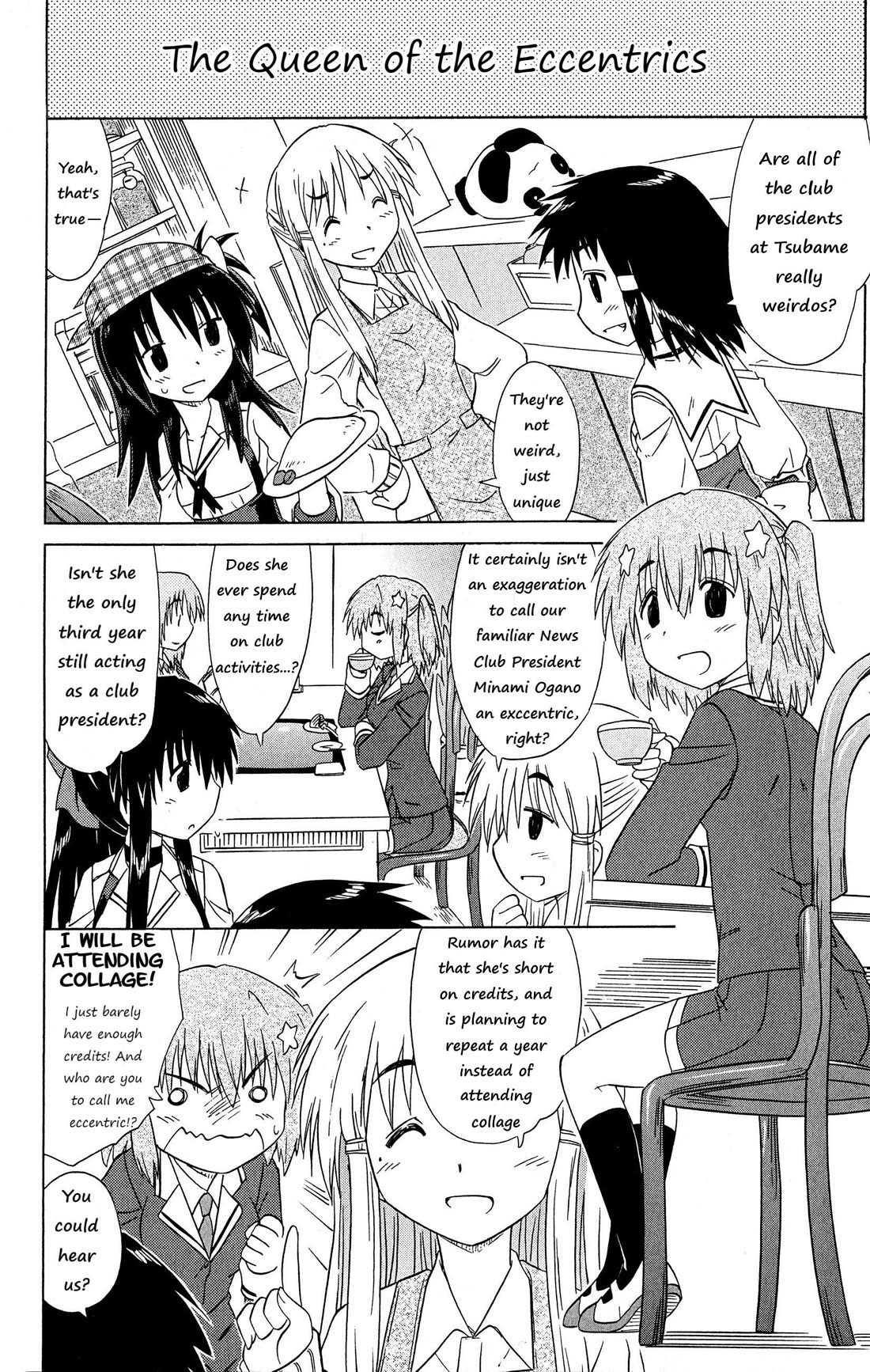 Cafe Detective Club Chapter 52 page 4 - Chapter 52: Tsubame's Club Presidents