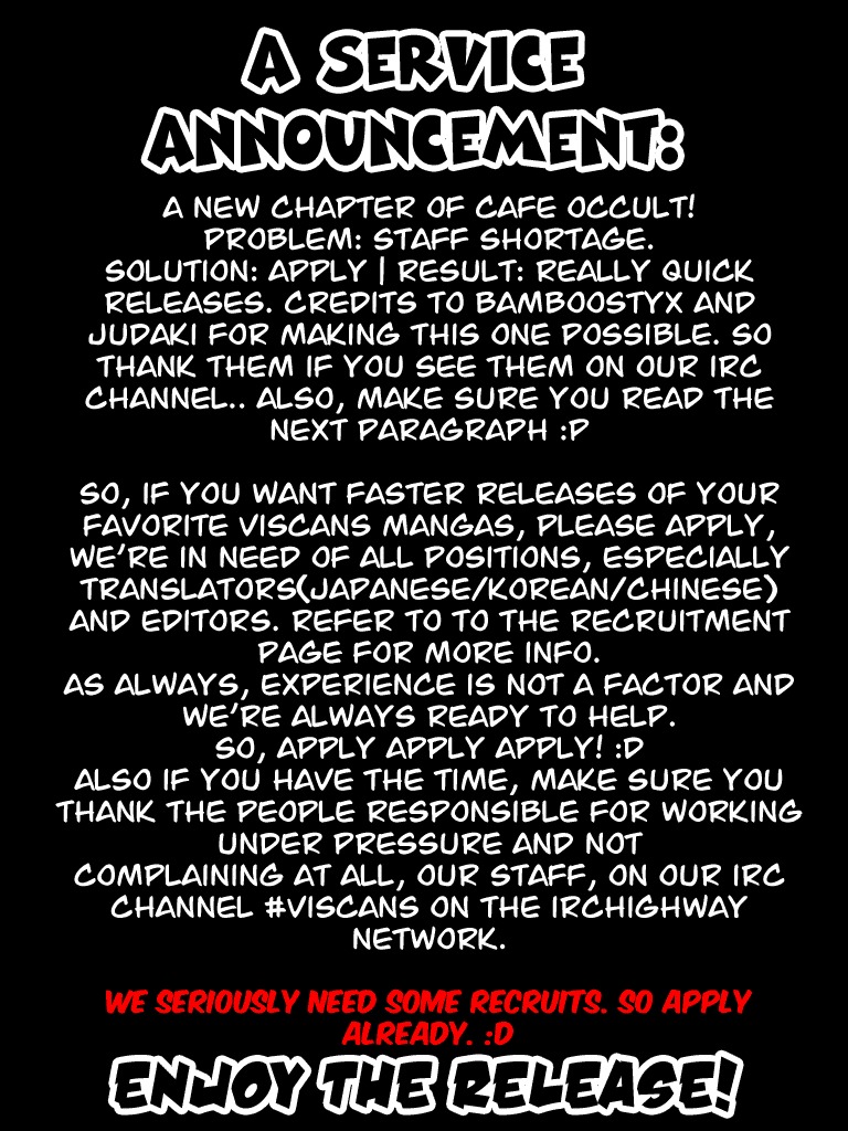 Cafe Occult Chapter 6 page 18 - Chapter 6