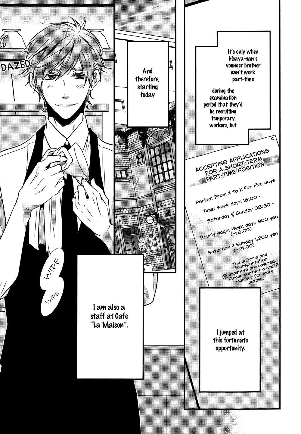 Cafe Otoko! Chapter 5 page 3 - Chapter 5: with Extra [END]