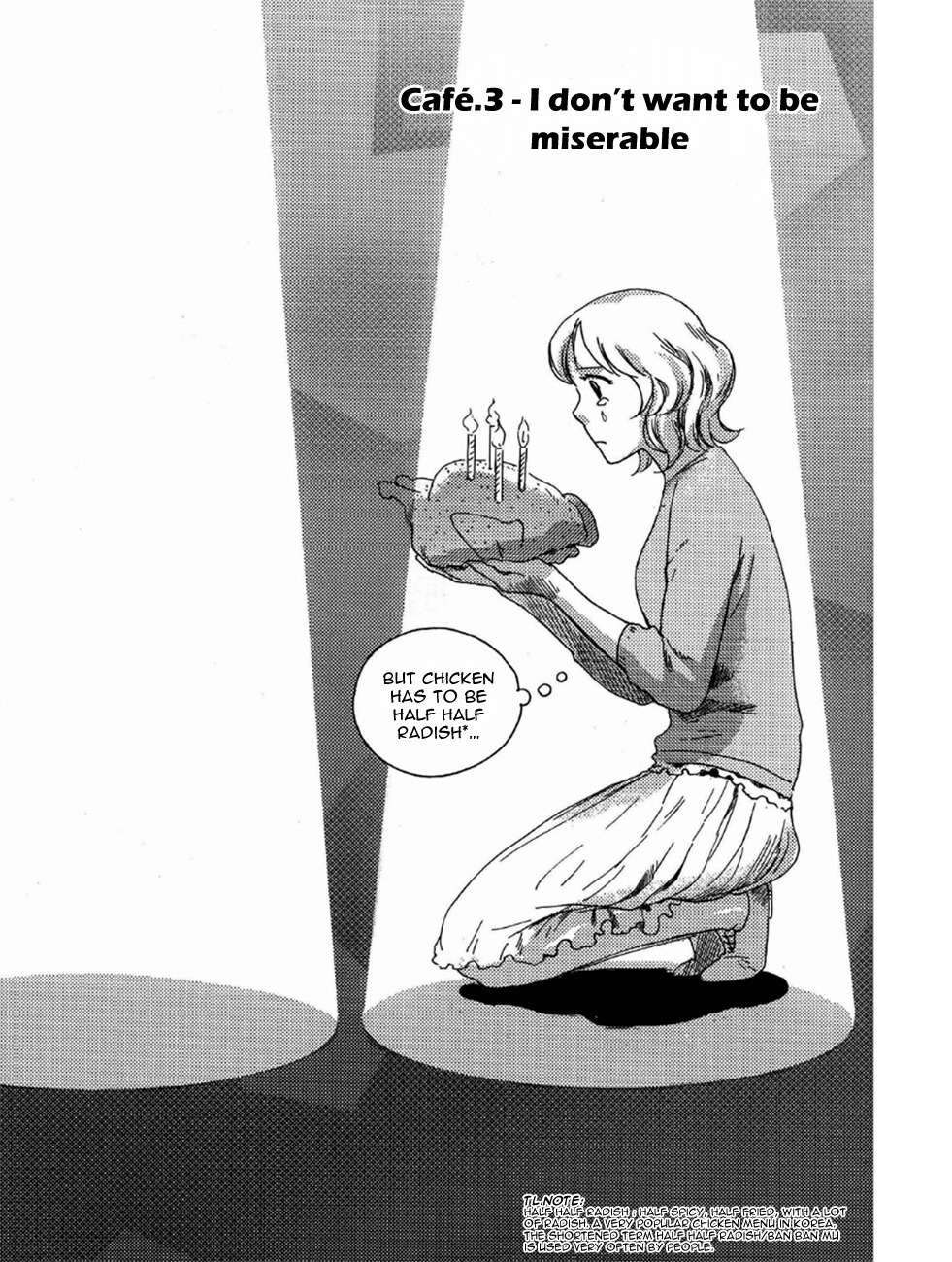 Cafe Velomano Chapter 3 page 1 - Chapter 3: I Don't Want To Be Miserable