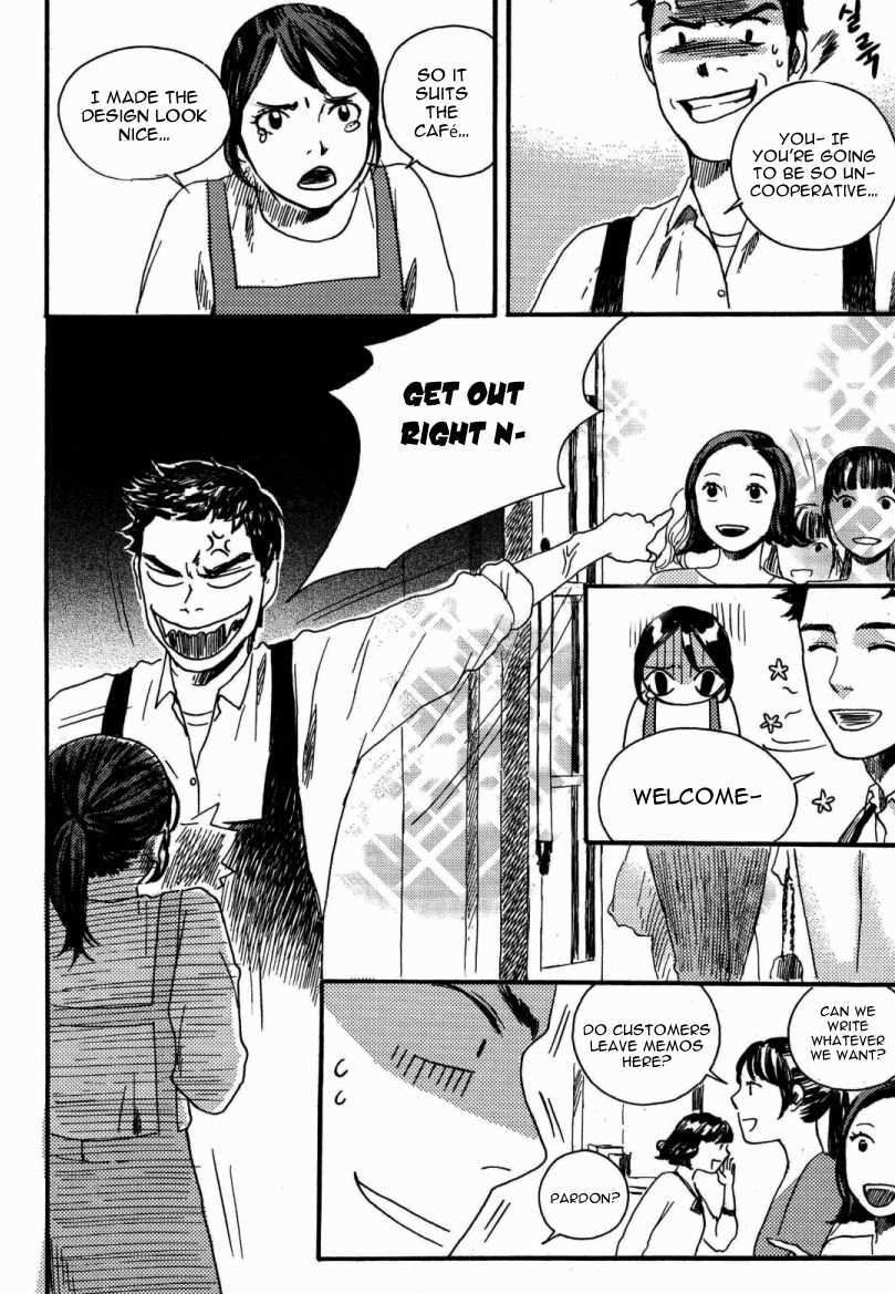 Cafe Velomano Chapter 4 page 22 - Chapter 4: Post-It, Your Presence