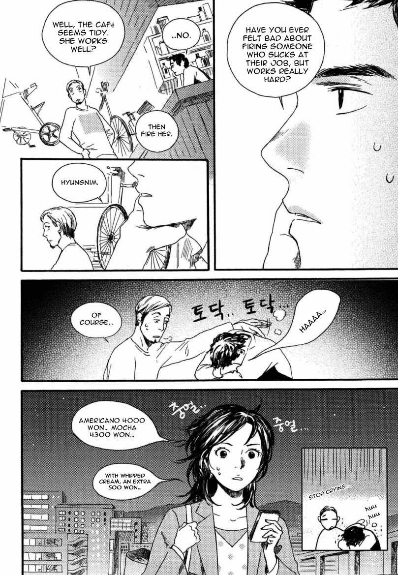 Cafe Velomano Chapter 4 page 8 - Chapter 4: Post-It, Your Presence