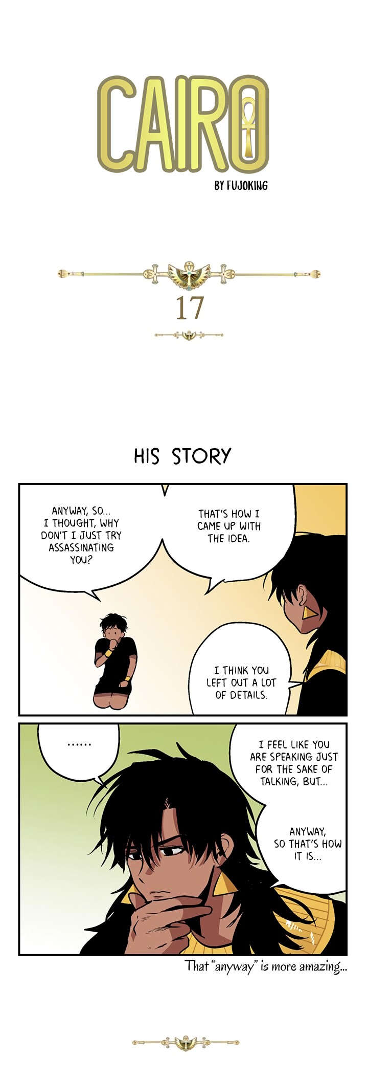 Cairo Chapter 17 page 1 - Chapter 17