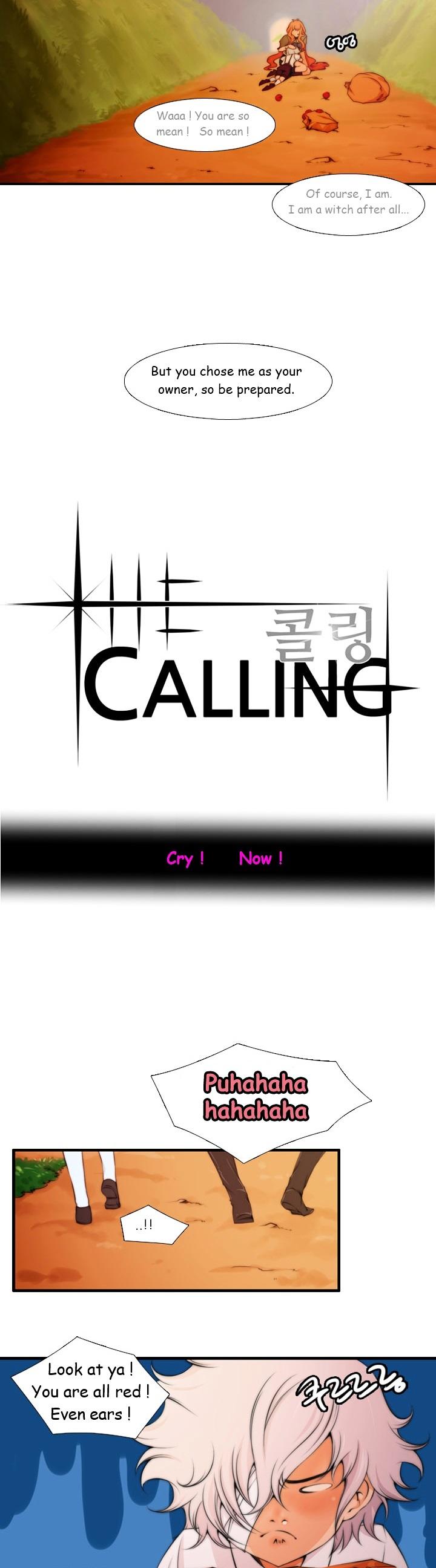Calling (Jeigun) Chapter 4 page 11 - Chapter 4 : Cry ! Now !