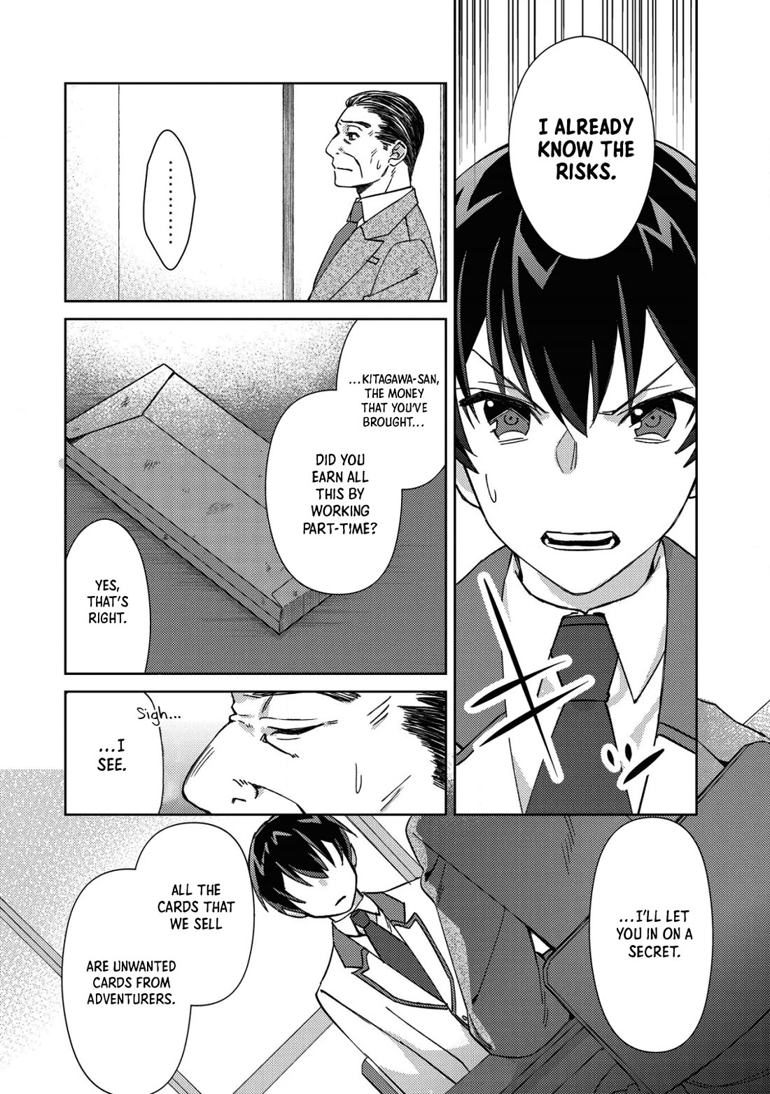 Can Even a Mob High Schooler Like Me Be a Normie If I Become an Adventurer? Chapter 2 page 12 - Chapter 2: The Million Yen Card Gacha