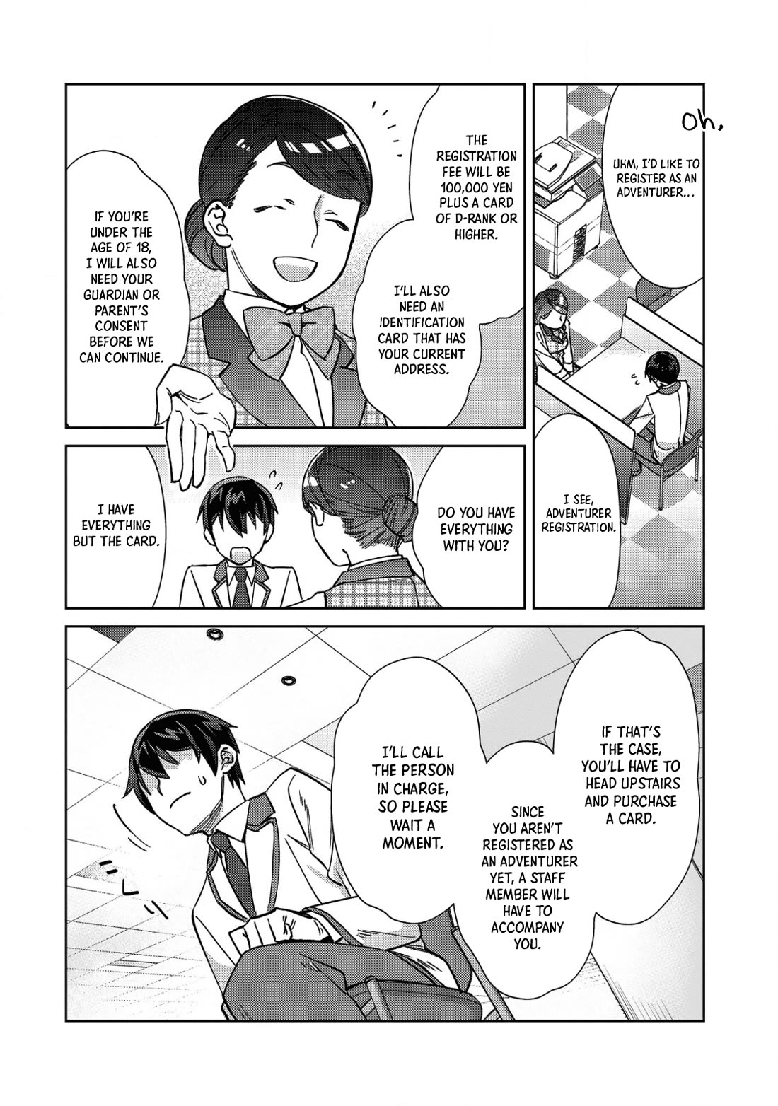 Can Even a Mob High Schooler Like Me Be a Normie If I Become an Adventurer? Chapter 2 page 2 - Chapter 2: The Million Yen Card Gacha
