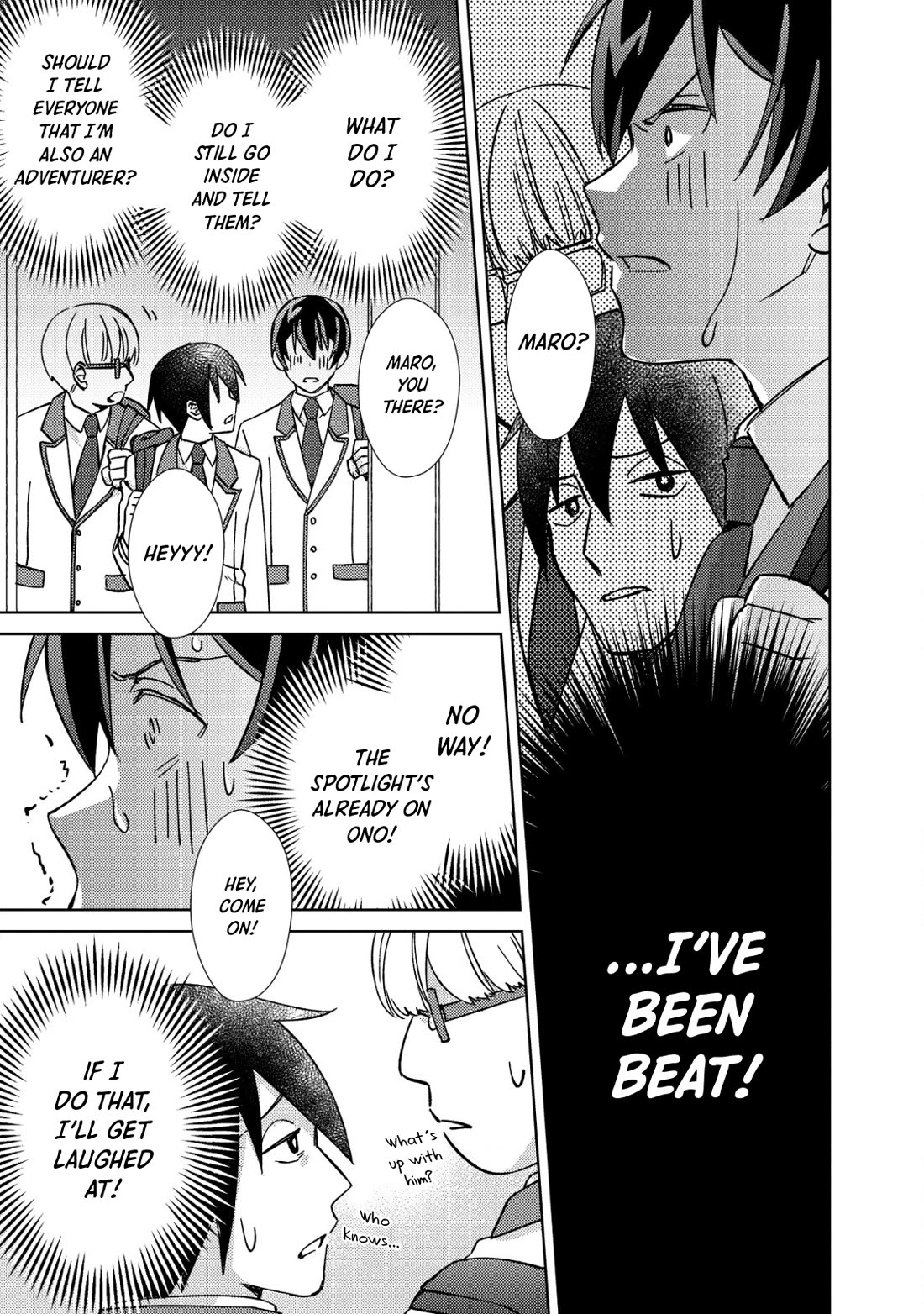 Can Even a Mob High Schooler Like Me Be a Normie If I Become an Adventurer? Chapter 3 page 7 - Chapter 3: Dreams and Reality