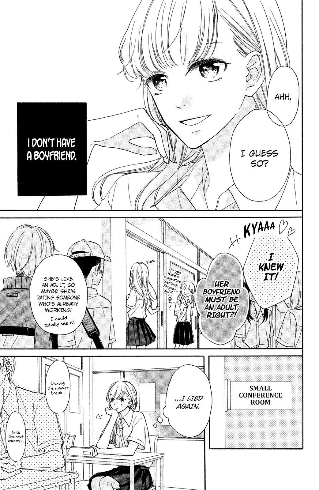 Can I Kiss You Tomorrow? Chapter 3 page 3 - Chapter 3: Isumi-senpai is a Jerk!