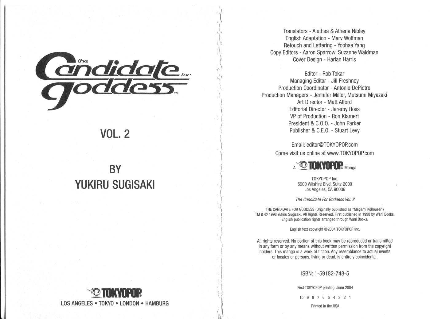 Candidate for Goddess Chapter 2.0 page 4 - Vol.02 Chapter 0