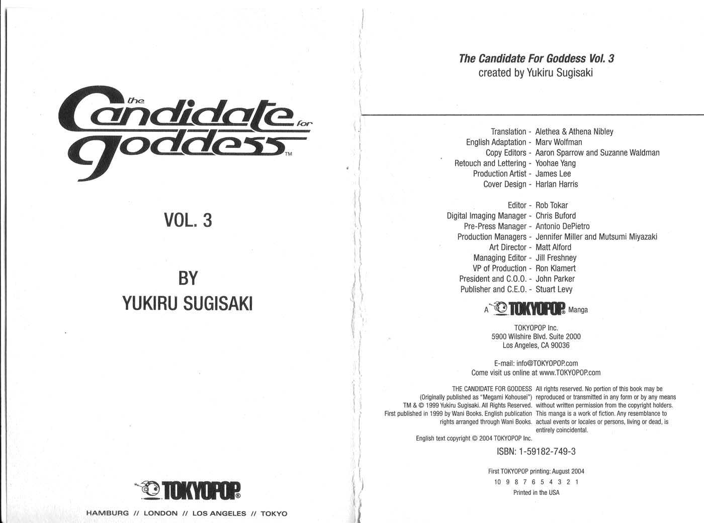 Candidate for Goddess Chapter 3.0 page 3 - Vol.03 Chapter 0