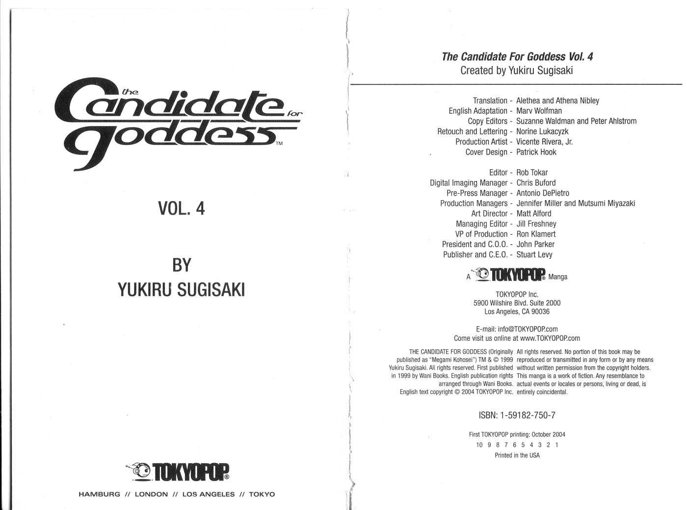Candidate for Goddess Chapter 4.0 page 4 - Vol.04 Chapter 0