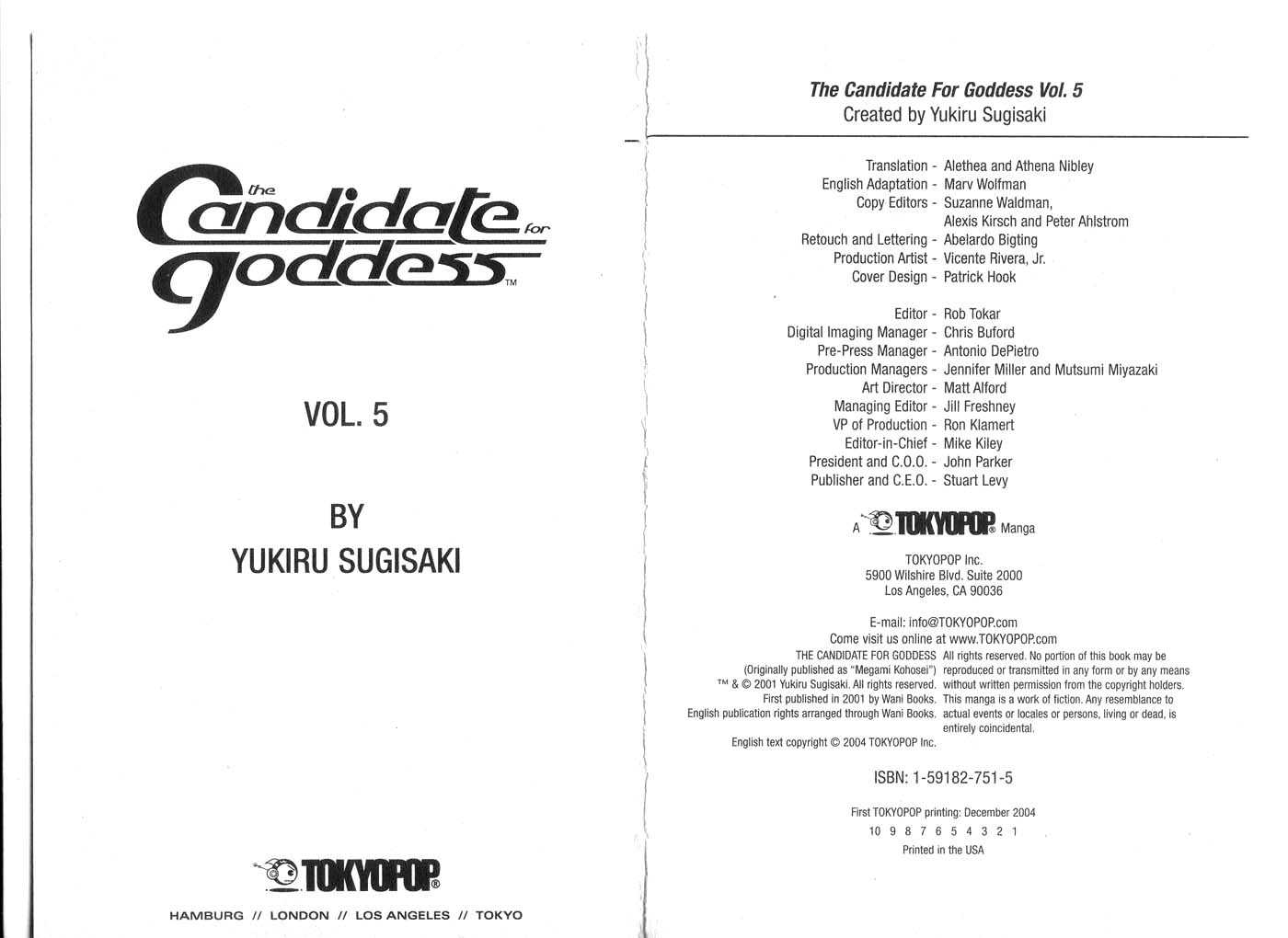 Candidate for Goddess Chapter 5.0 page 3 - Vol.05 Chapter 0