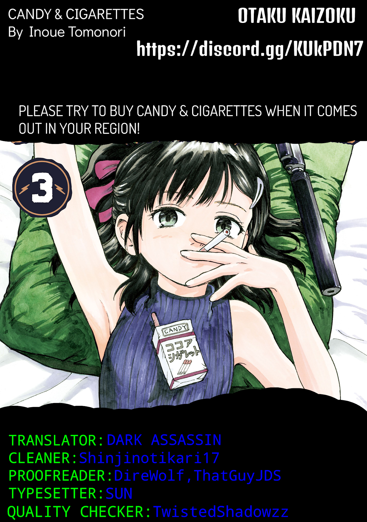 Candy & Cigarettes Chapter 10 page 1 - Chapter 10: Terrifying Girl