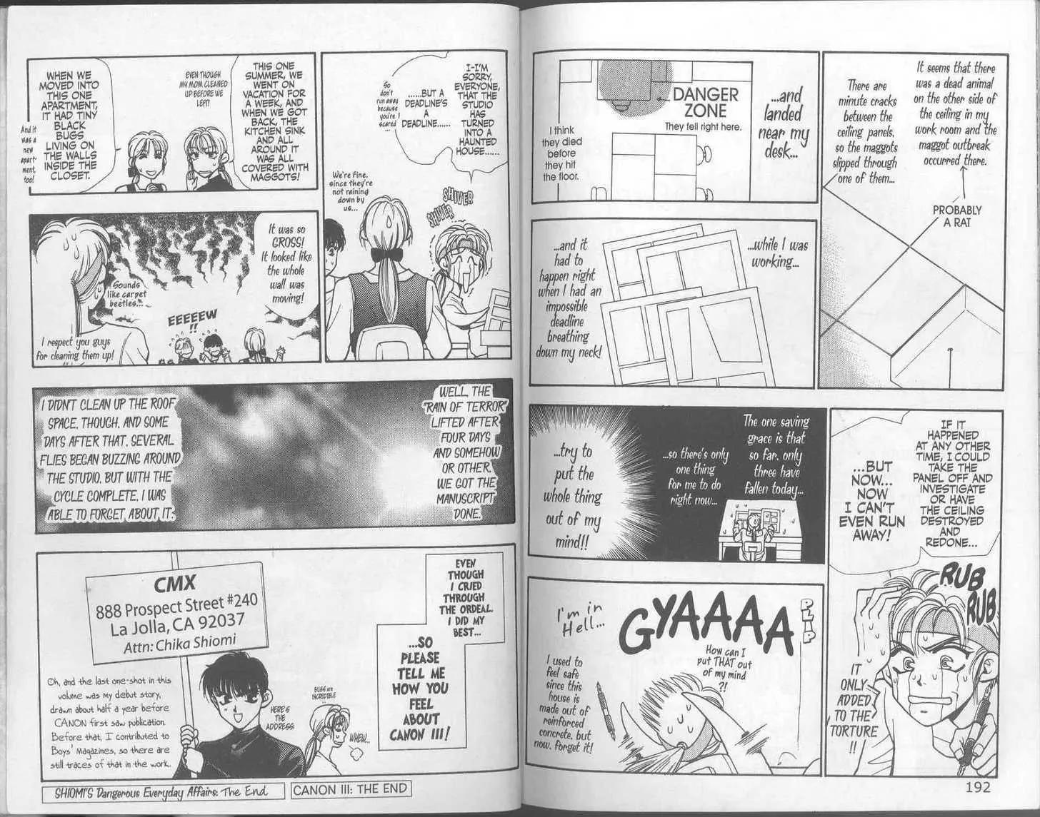 Canon Chapter 12 page 18 - Chapter 12: Even If Time To Reveal is Past \ [Extra] Shiomi's Dangerous Everyday Affairs