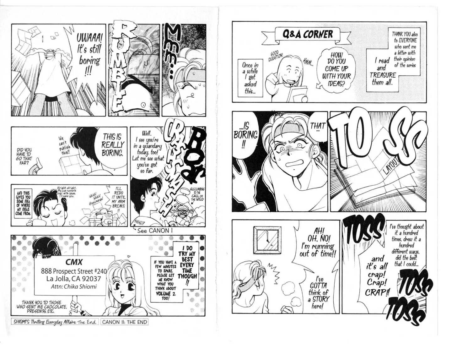 Canon Chapter 5 page 106 - Chapter 5: 5 Rod \ 6 Illusion \ 7 Fui \ 8 Murder \ [Extra] Shiomi's Thrilling Everyday Affairs