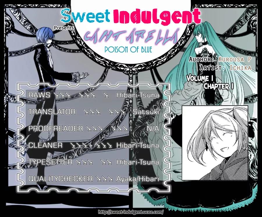 Cantarella - Poison of Blue Chapter 1 page 1 - Chapter 1