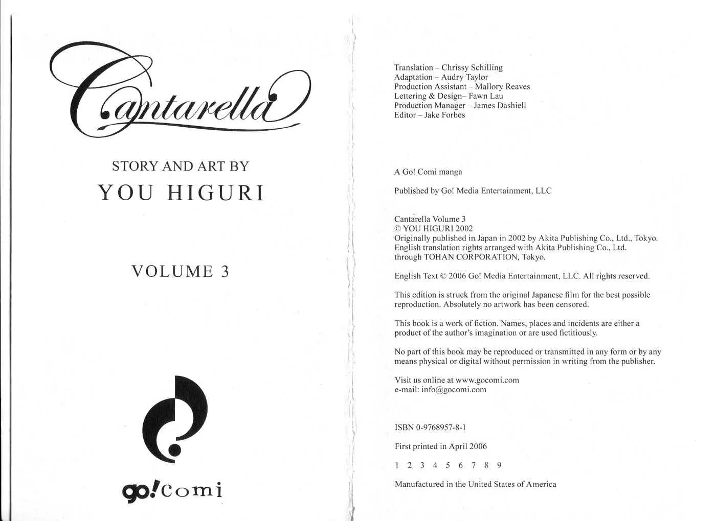 Cantarella Chapter 3.9-5 page 3 - Vol.3 Chapter 0