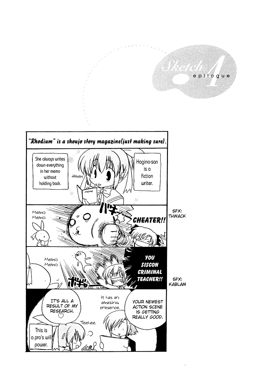 Canvas 2 - Nijiiro no Sketch Chapter 4 page 36 - Chapter 4: The Tiny Writer