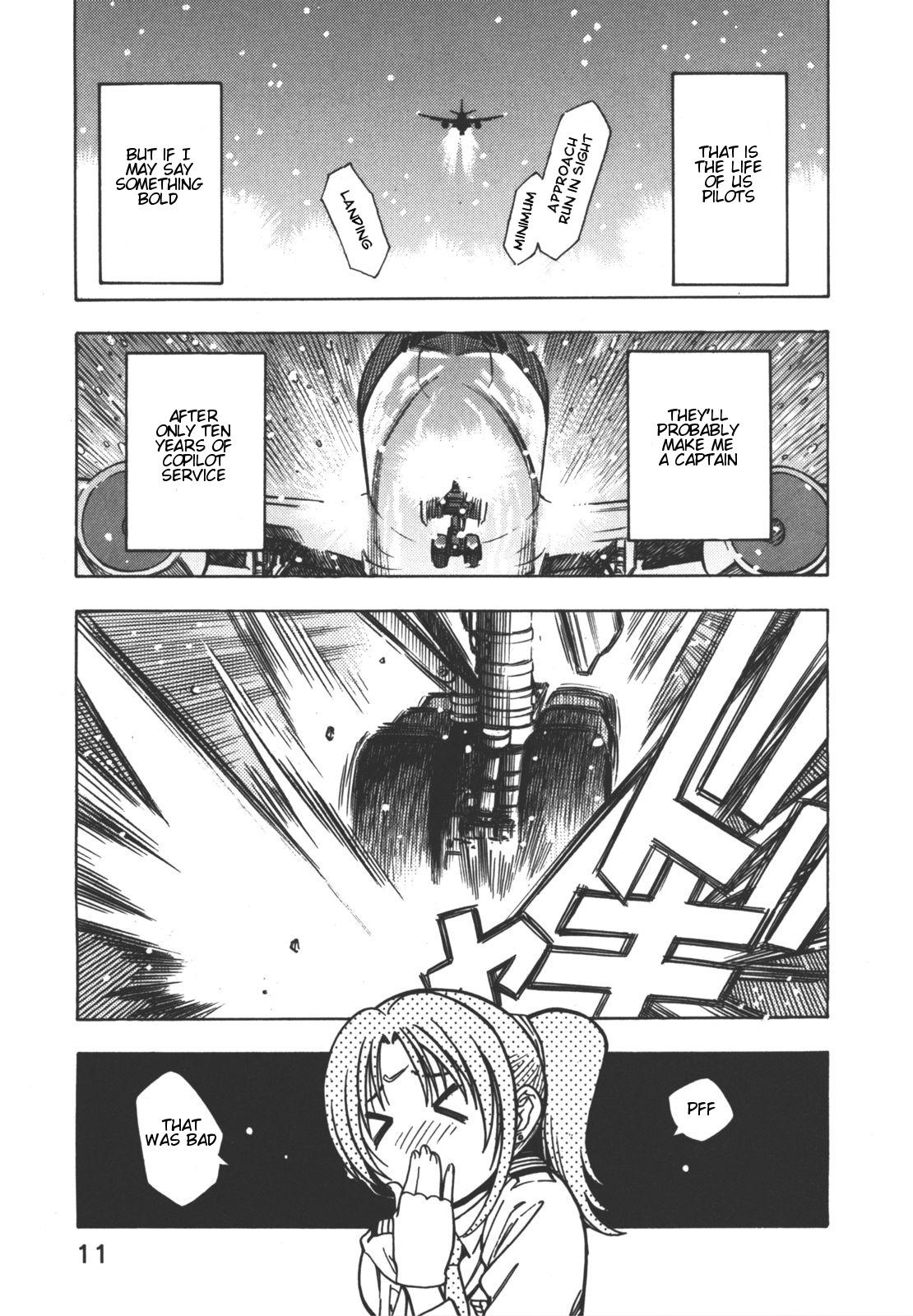 Captain Alice Chapter 1 page 13 - Chapter 1: The Pilot Girl, the Child, and Saint Elmo's Fire