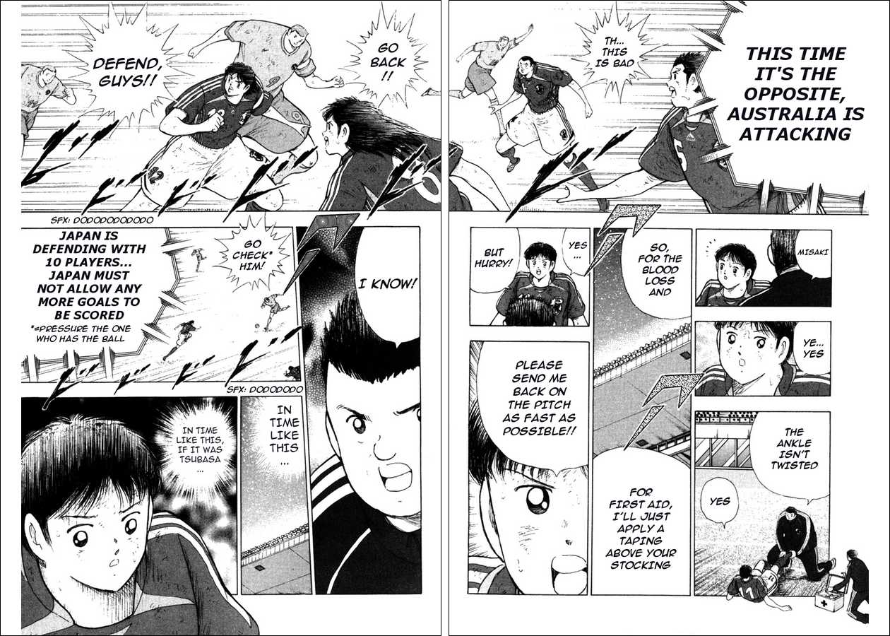 Captain Tsubasa Golden-23 Chapter 102 page 10 - Chapter 102: Unyielding Spirit