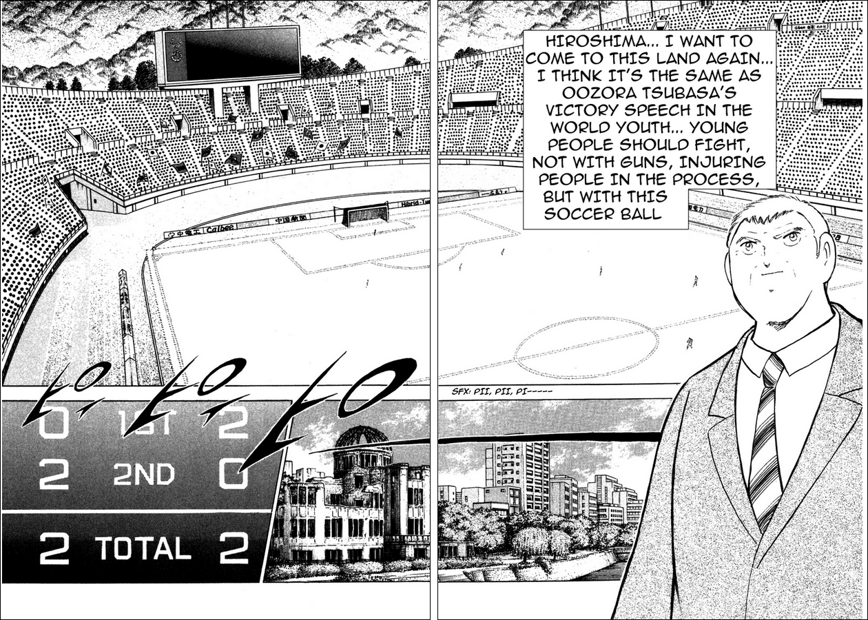 Captain Tsubasa Golden-23 Chapter 112.2 page 24 - Chapter 112.2: Wish for Peace in Hiroshima (Part 2)