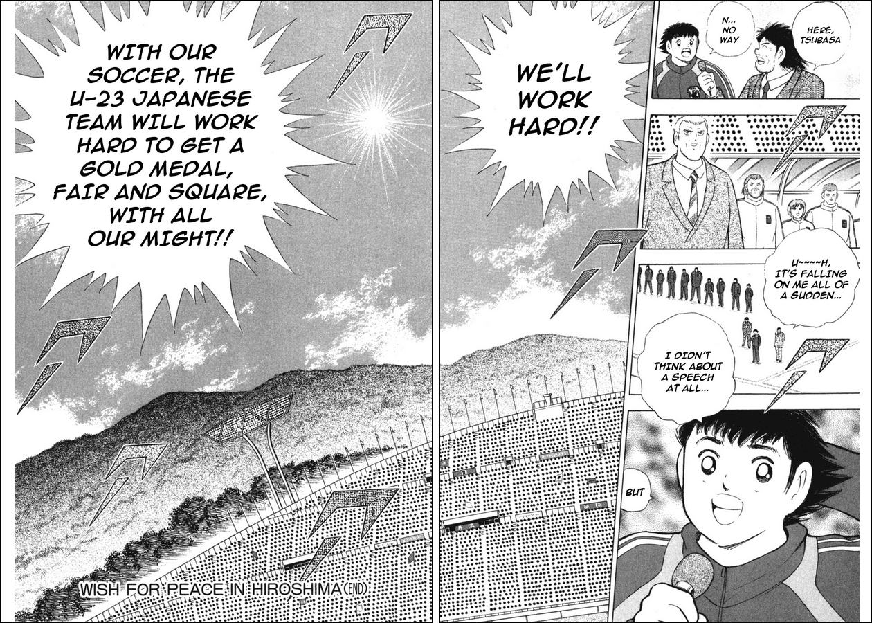 Captain Tsubasa Golden-23 Chapter 112.2 page 27 - Chapter 112.2: Wish for Peace in Hiroshima (Part 2)